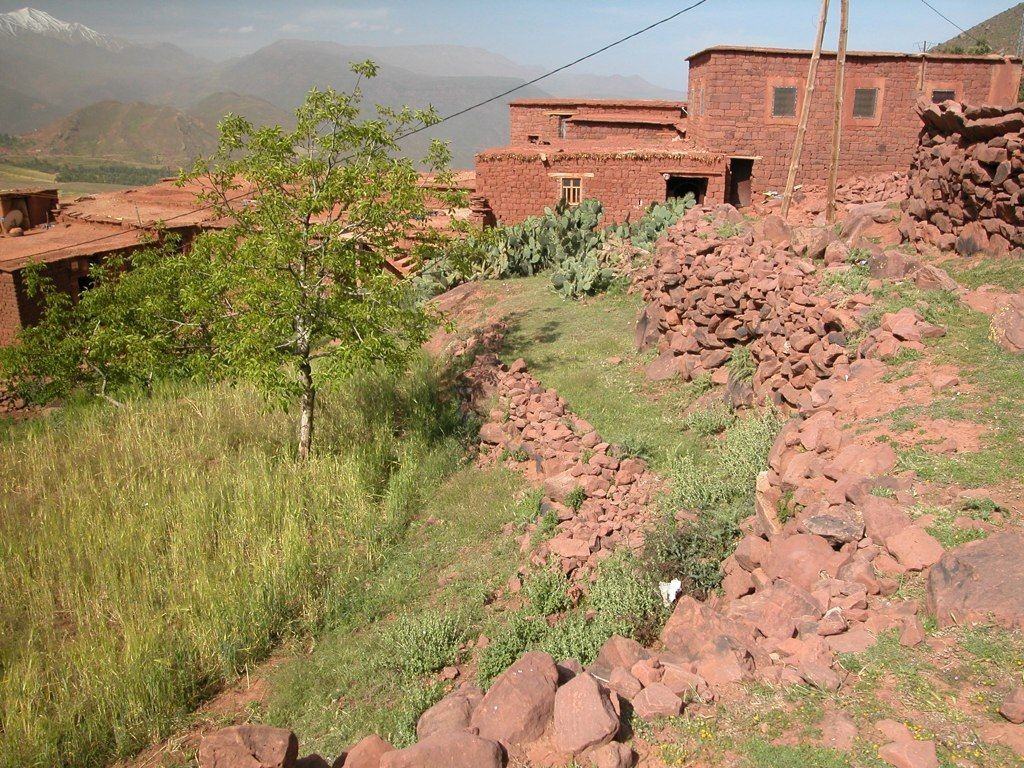 Un village reculé dans la montagne : Aït Ouiksan