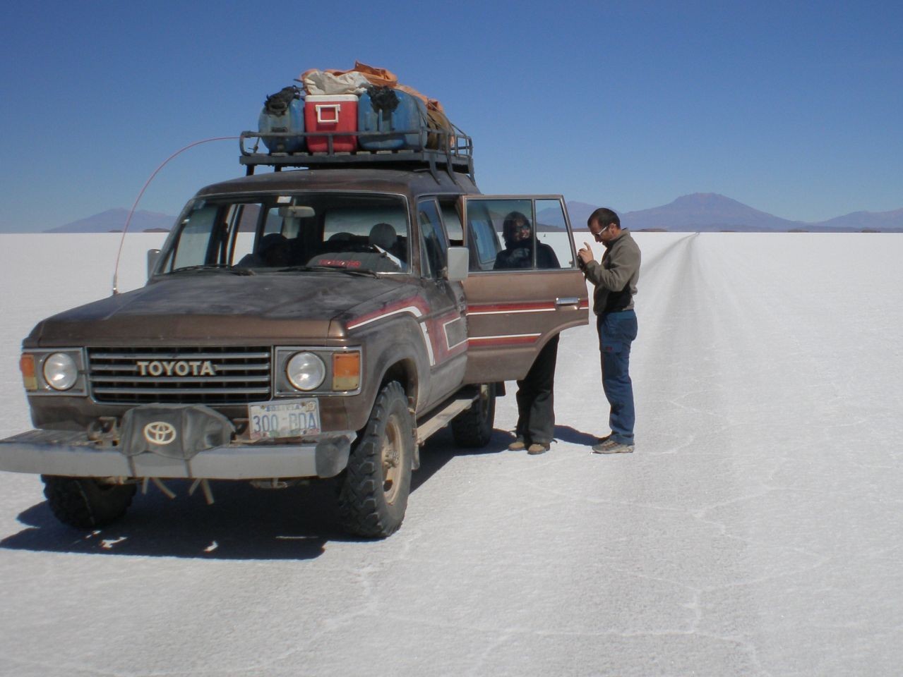 Du sel à perte de vue au salar d'Uyuni