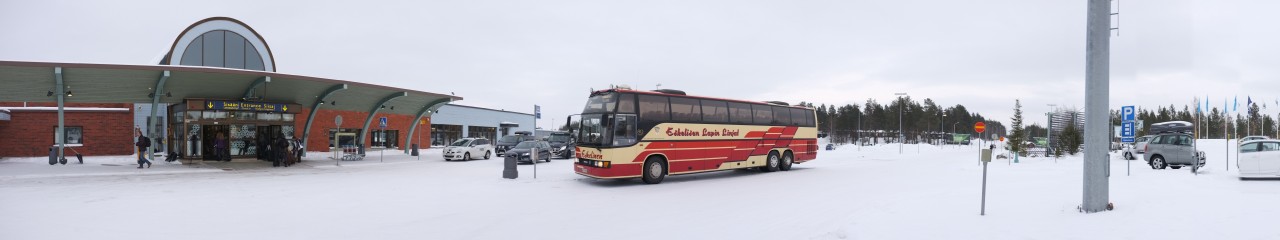 Comment aller de l'aéroport d'Ivalo à Saariselkä ?