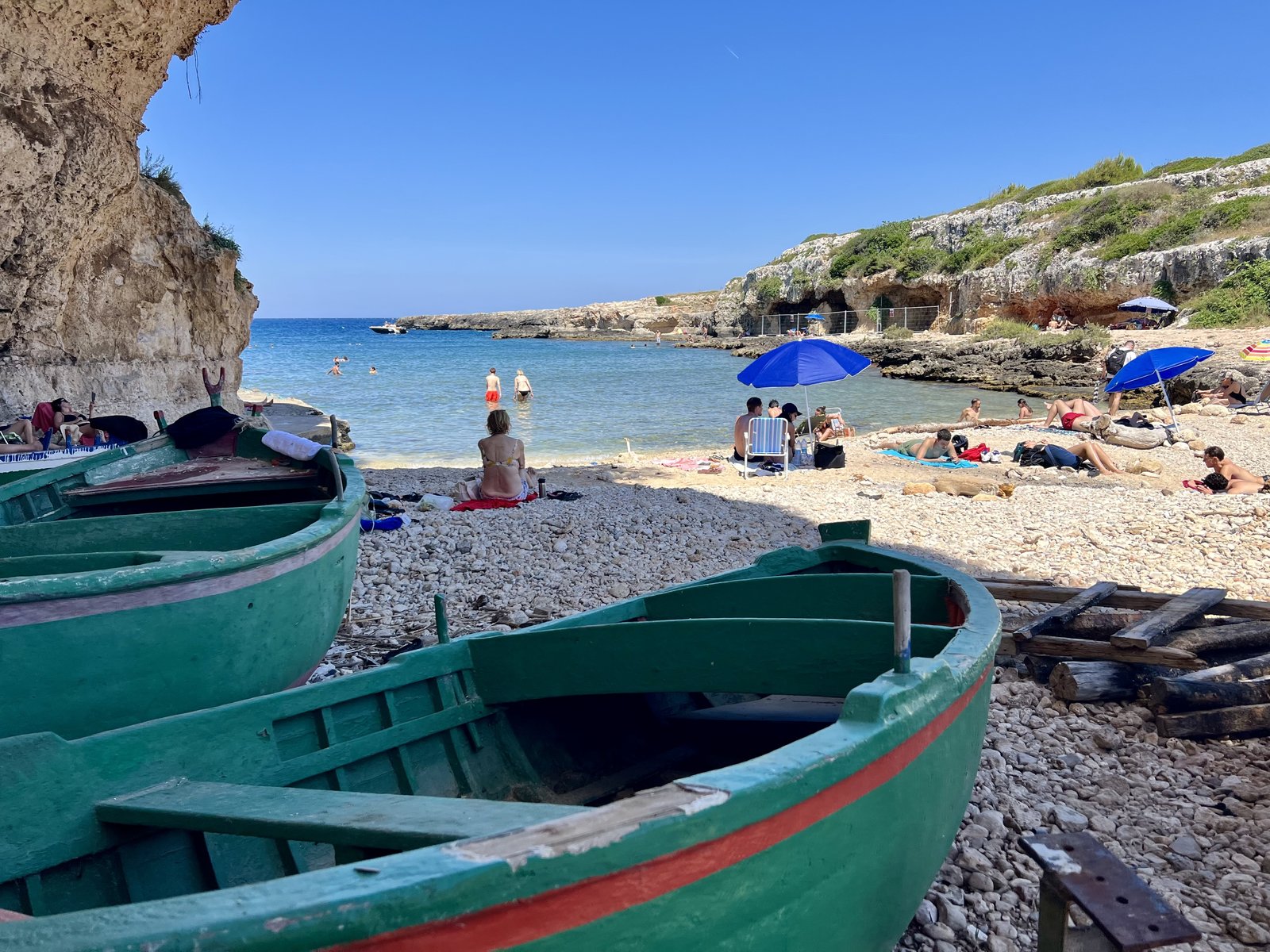 Une crique près de Polignano a Mare